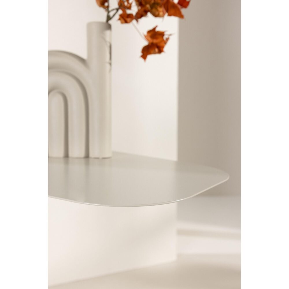 Scandinavische metalen bijzettafel Lenor beige afbeelding 5