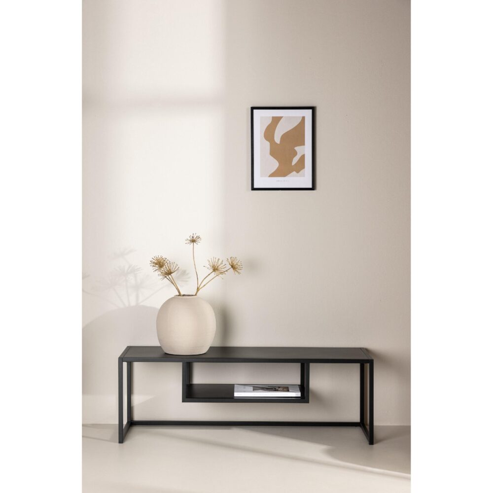 zwart stalen tv meubel Lana afbeelding 6