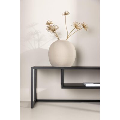 zwart stalen tv meubel Lana afbeelding 7