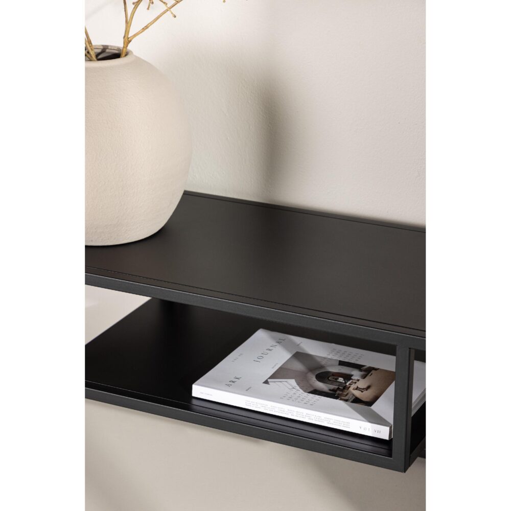 zwart stalen tv meubel Lana afbeelding 8