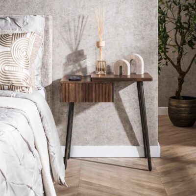 nachtkastje Finn acaciahout bruin afbeelding 4