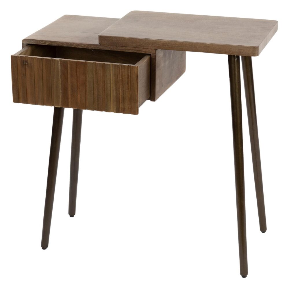 nachtkastje Finn acaciahout bruin afbeelding 2