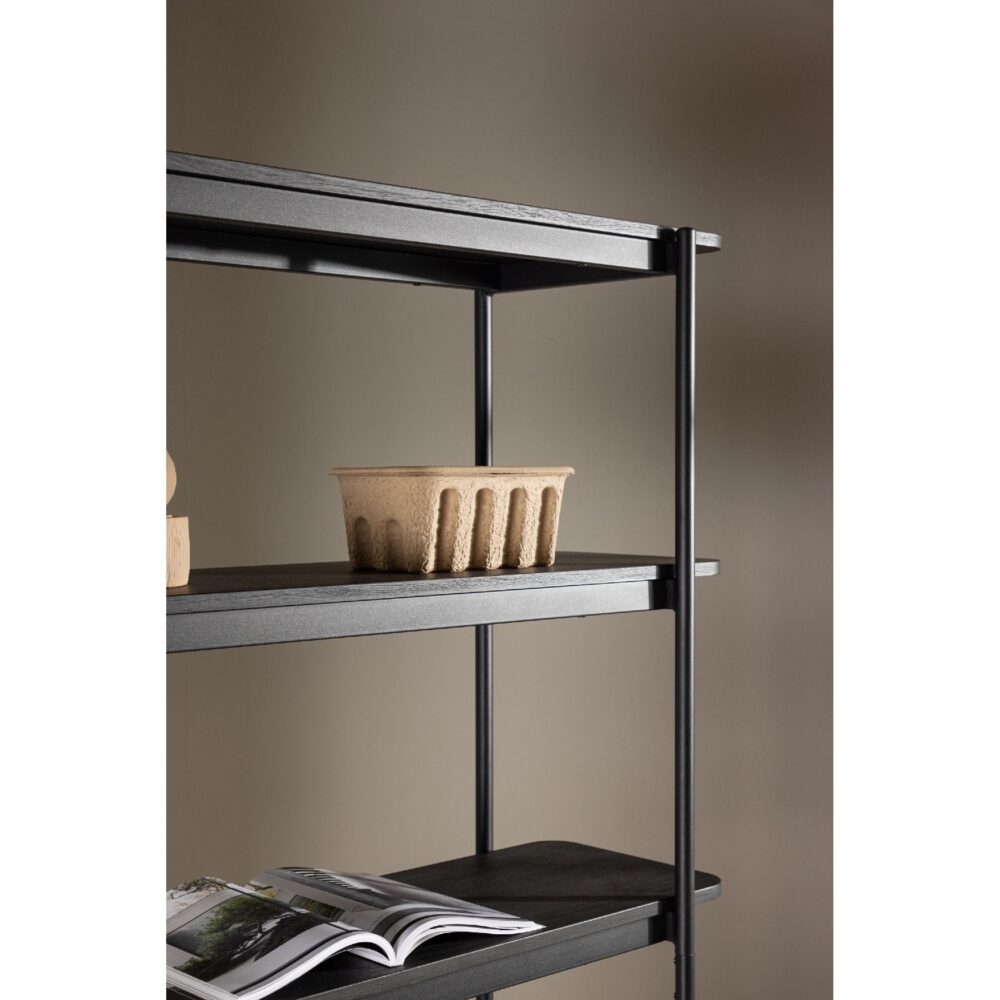 zwarte boekenkast Molde 190 cm afbeelding 7