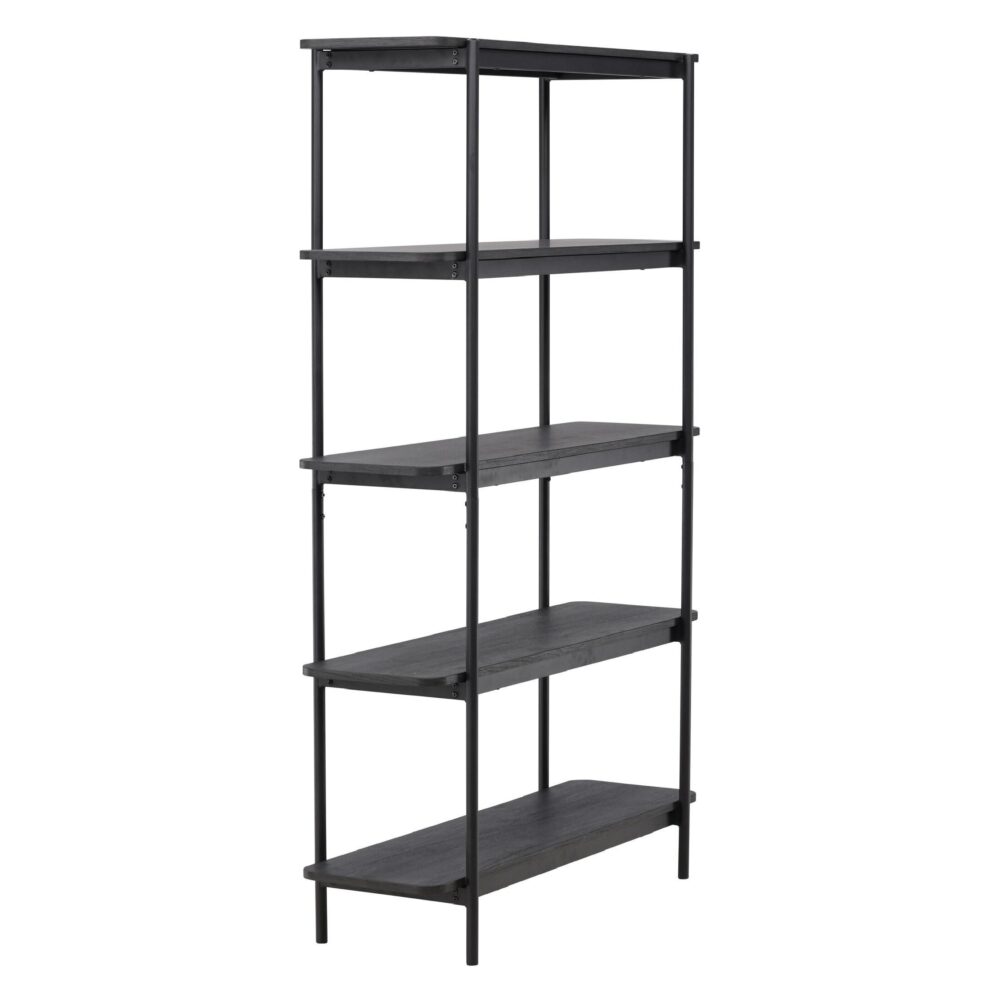 zwarte boekenkast Molde 190 cm afbeelding 5