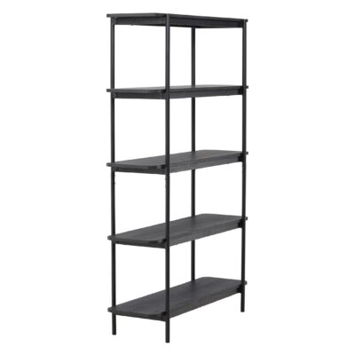 zwarte boekenkast Molde 190 cm afbeelding 5