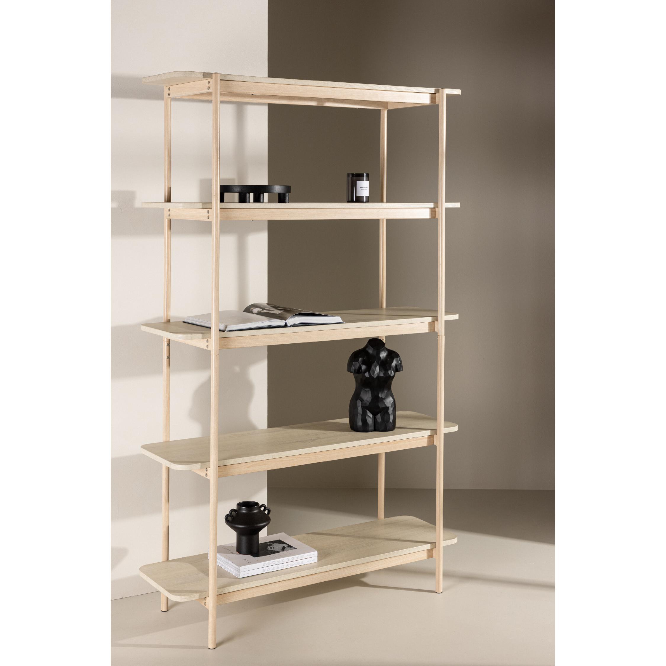 boekenkast Molde whitewash 190 cm afbeelding 6