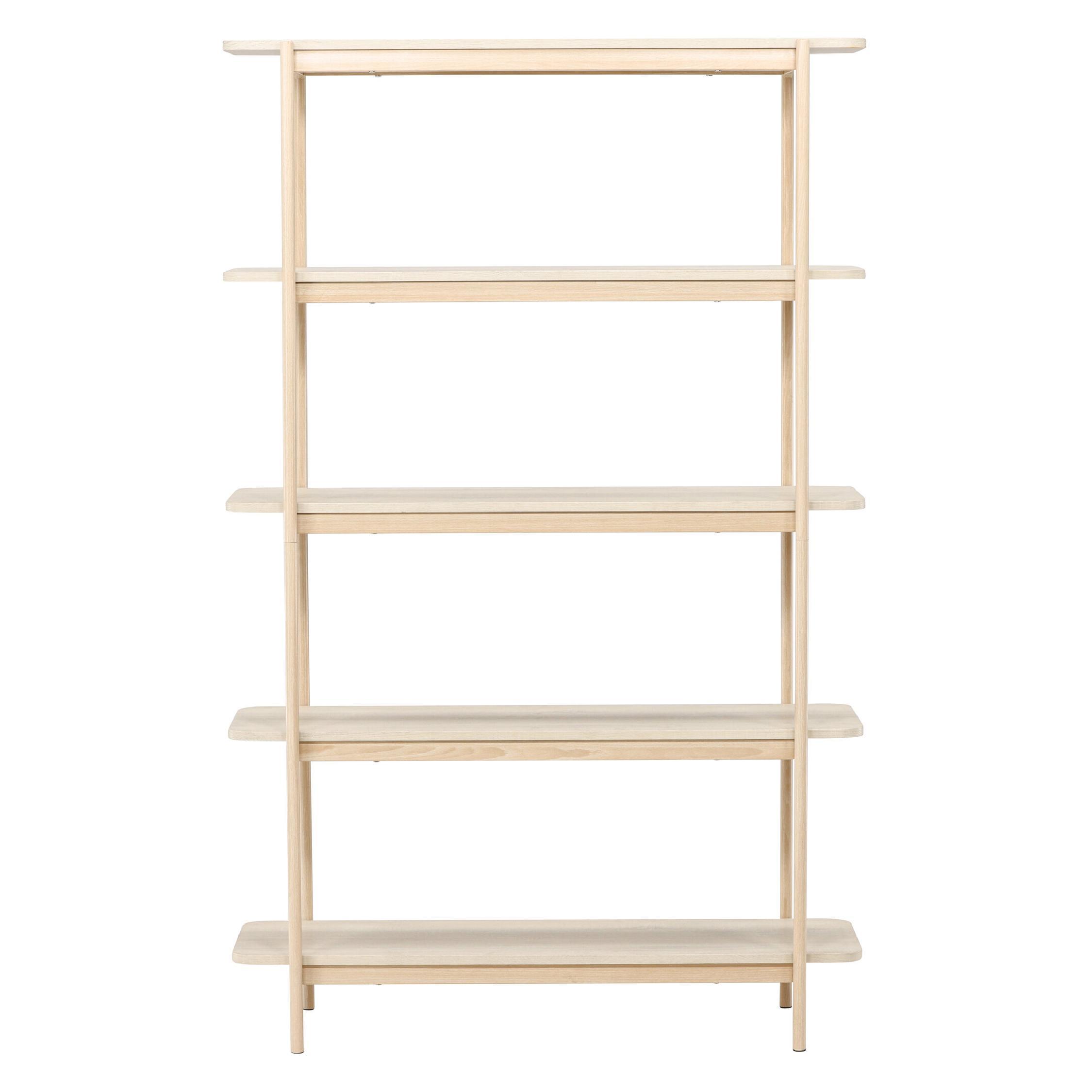 boekenkast Molde whitewash 190 cm afbeelding 1