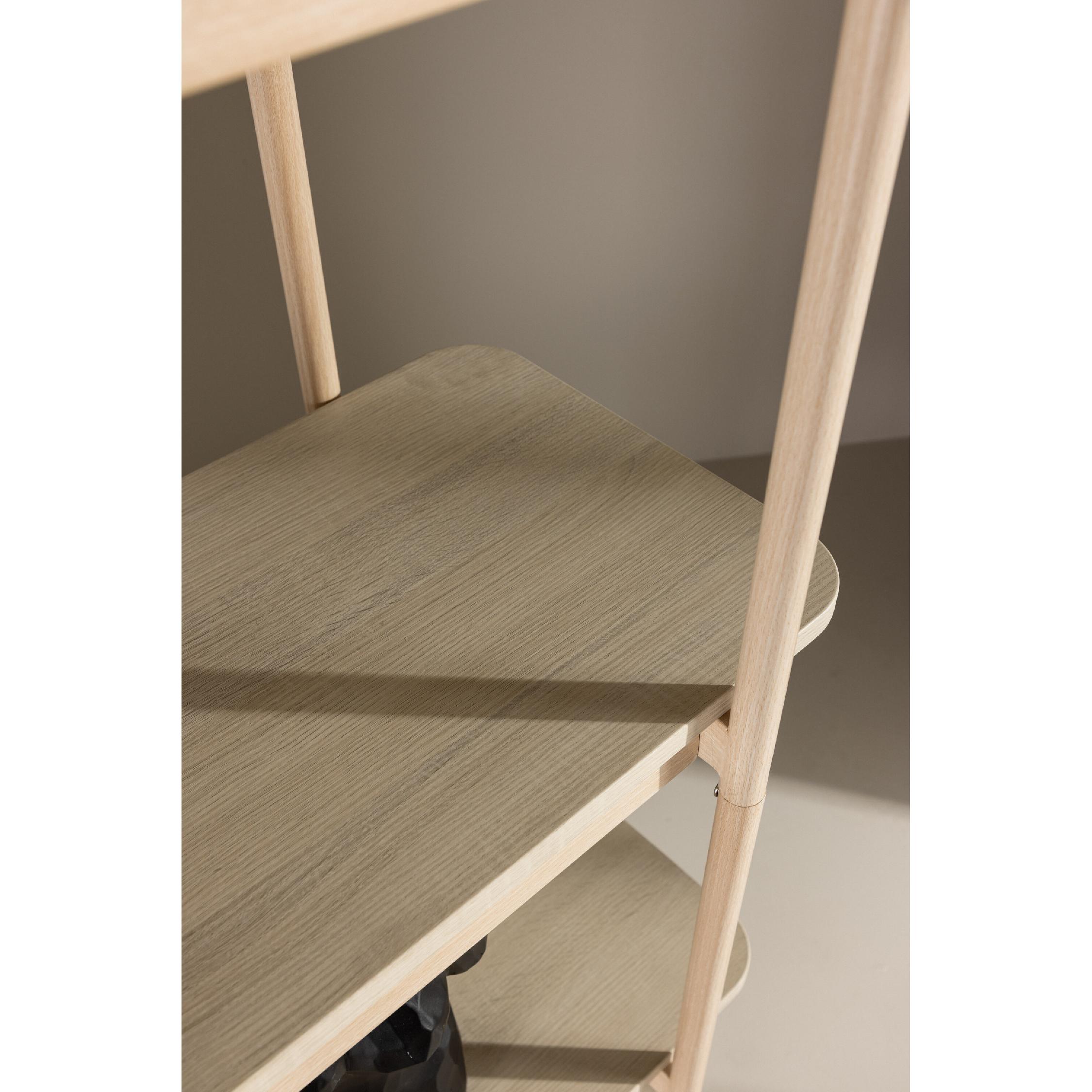 boekenkast Molde whitewash 190 cm afbeelding 8