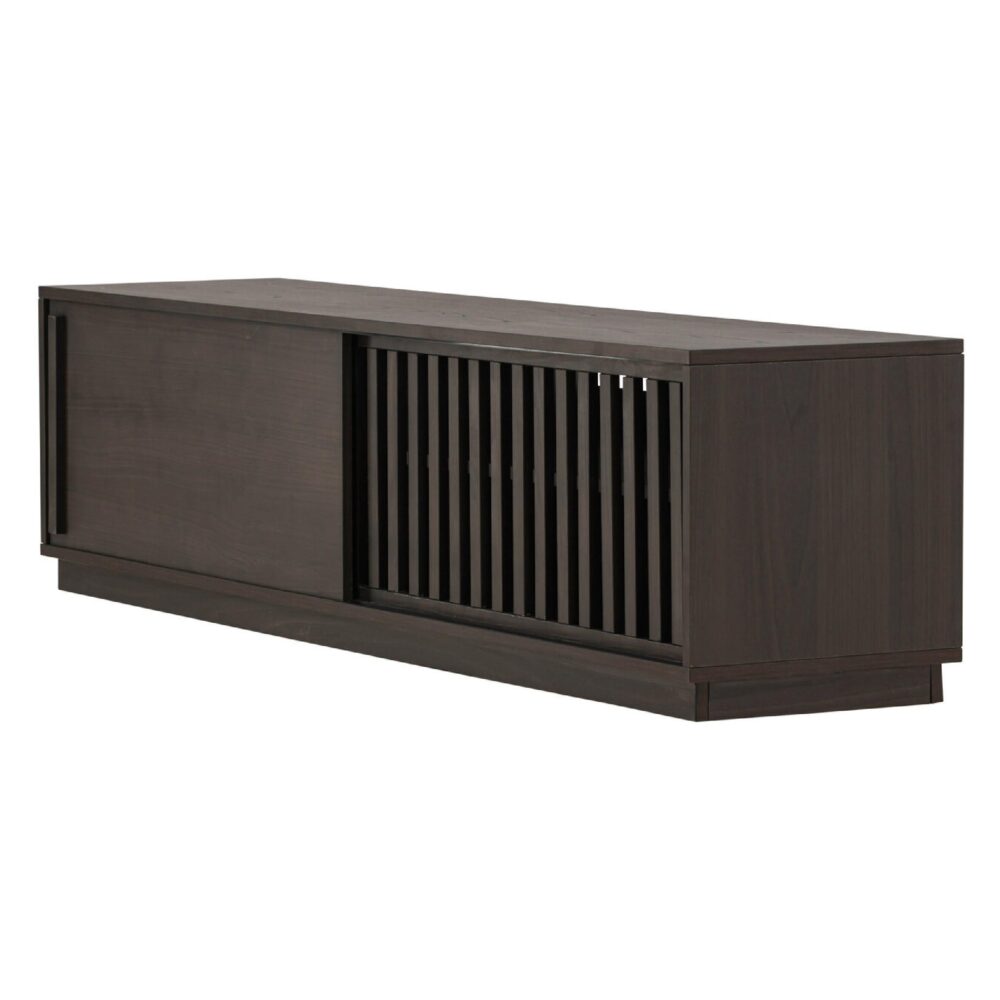 tv meubel Kaia geribd mocca afbeelding 6