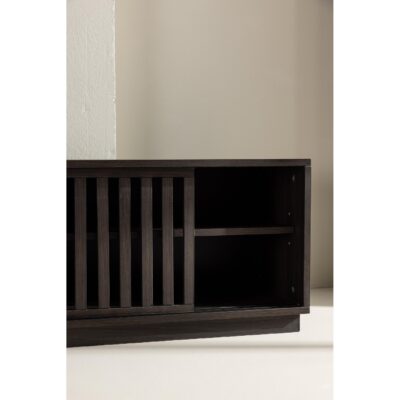 tv meubel Kaia geribd mocca afbeelding 10