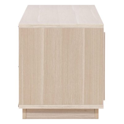 tv meubel Kaia whitewash met schuifdeur afbeelding 2