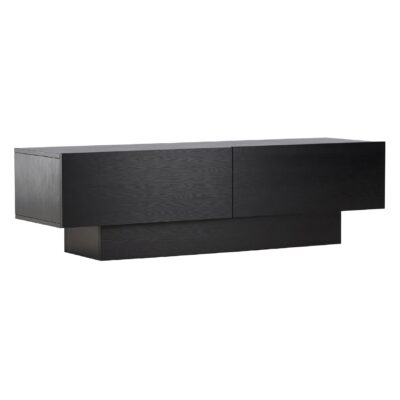 zwart tv meubel met opbergruimte afbeelding 1