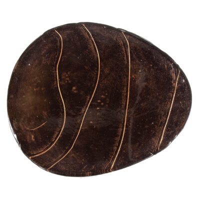 hoge bijzettafel Olav antiek koper afbeelding 2