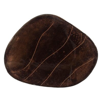 Olav ronde bijzettafel antiek koper afbeelding 2