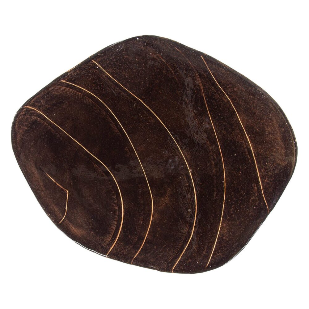 lage antiek koperen bijzettafel Olav afbeelding 2