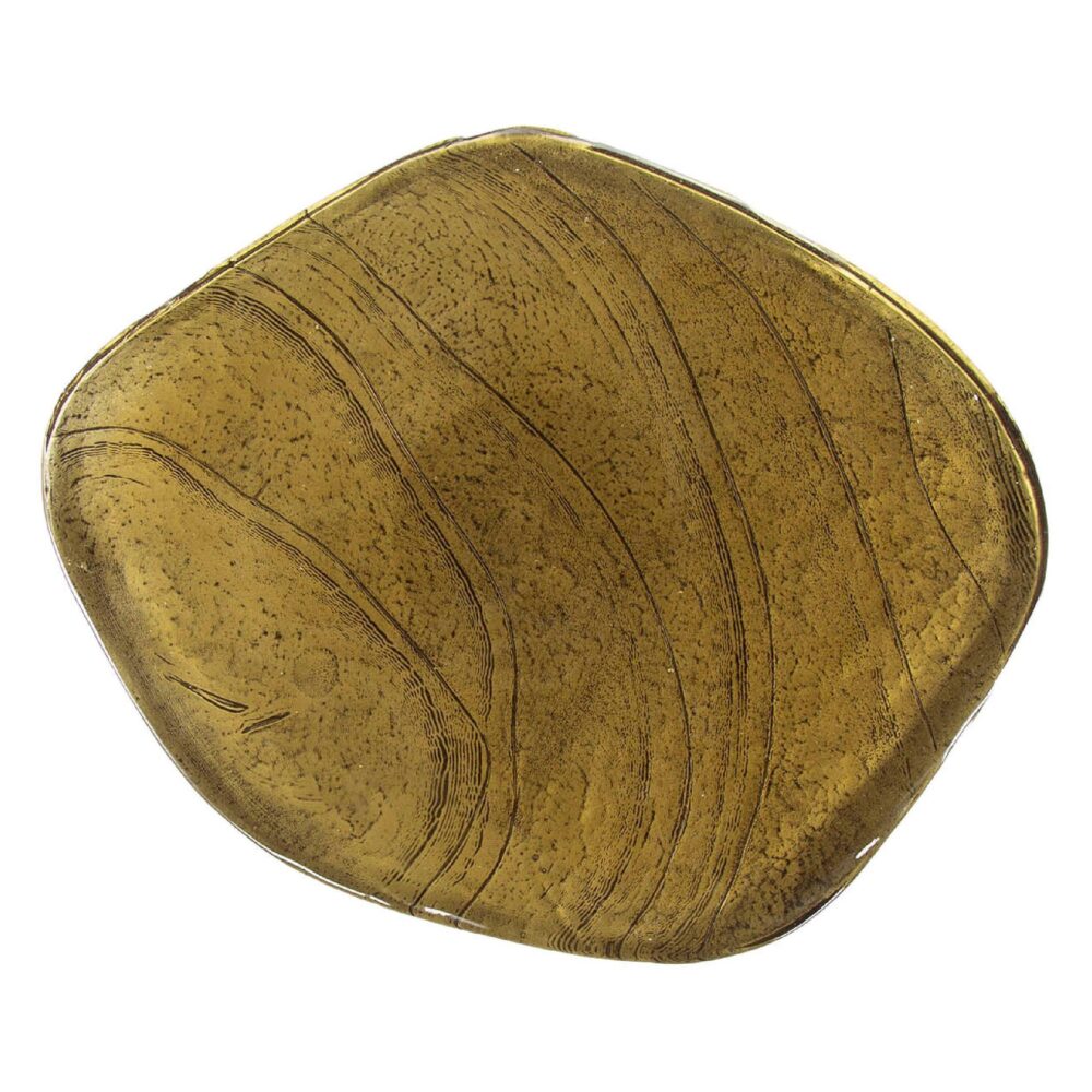 lage glazen bijzettafel Olav antiek goud afbeelding 2