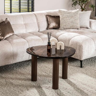 salontafel Olav antiek koper afbeelding 8