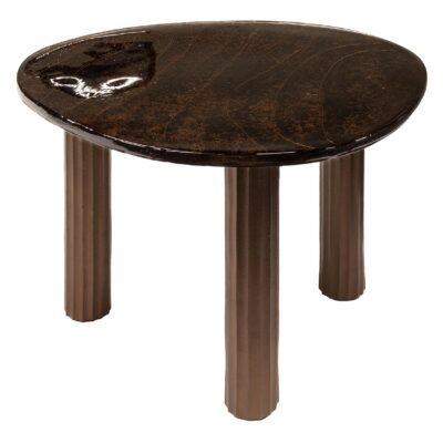 salontafel Olav antiek koper afbeelding 1