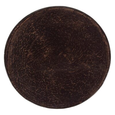 ronde metalen bijzettafel antiek koper Olav afbeelding 2