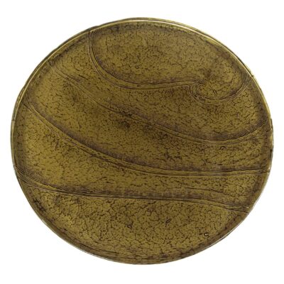 Olav antiek goud bijzettafel drup design afbeelding 2