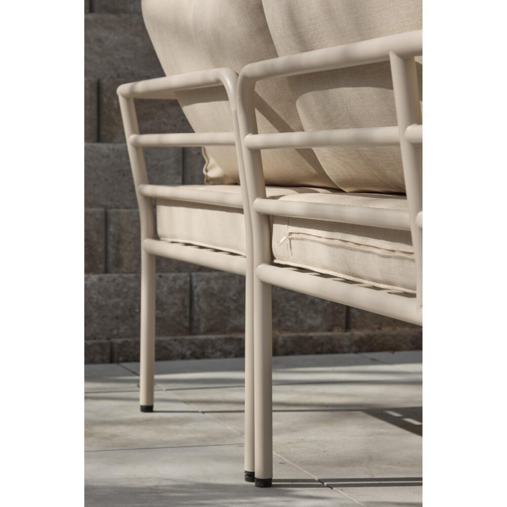 beige hoek loungeset tuin afbeelding 10