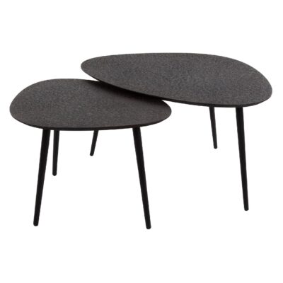 Aiko organische salontafel set van 2 grijs afbeelding 1