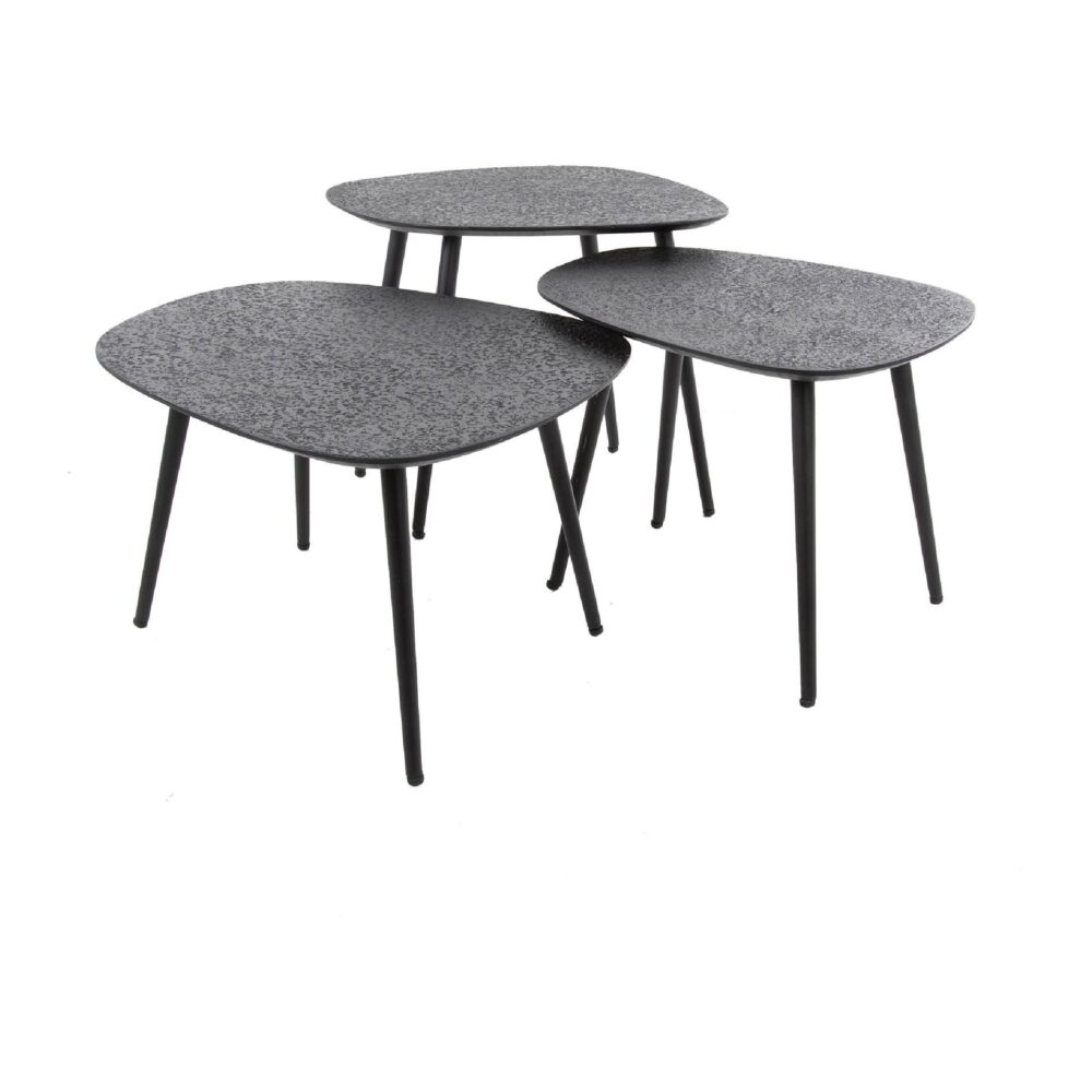 Aiko vierkante salontafel set grijs afbeelding 1