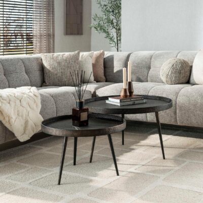 grijze ronde salontafel set Nest of Nora afbeelding 5