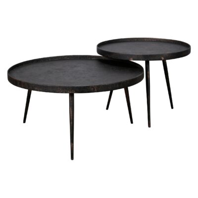 grijze ronde salontafel set Nest of Nora afbeelding 1