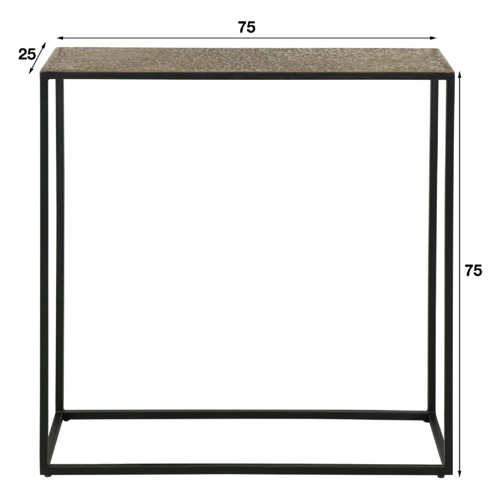 metalen haltafel antiek brons afbeelding 2
