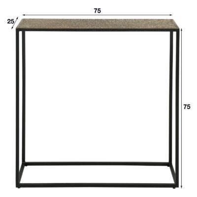metalen haltafel antiek brons afbeelding 2
