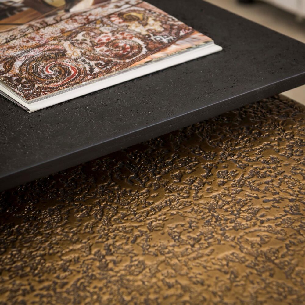 Nest of Nora rechthoekige salontafel set van 2 grijs metallic afbeelding 6