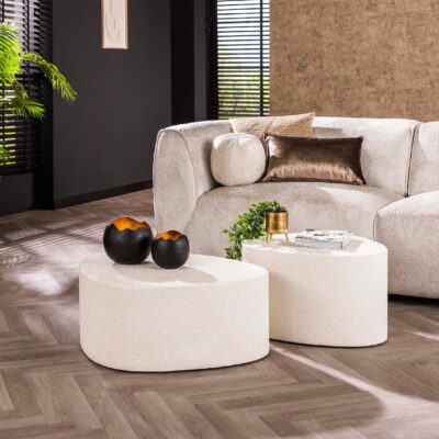 organische marmerlook salontafel set afbeelding 5