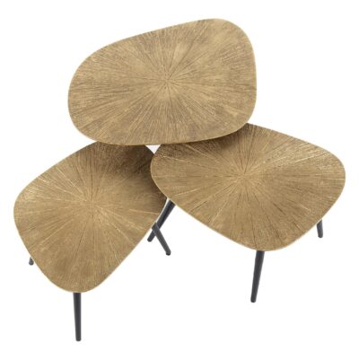 Navi salontafel set antiek goud afbeelding 2