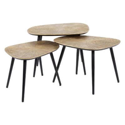 Navi salontafel set antiek goud afbeelding 1