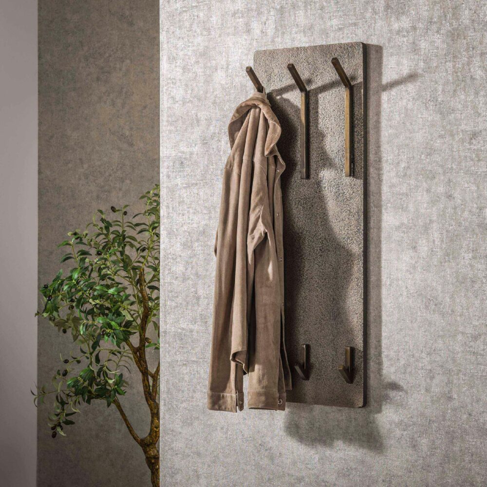 wandkapstok Keni antiek brons afbeelding 3