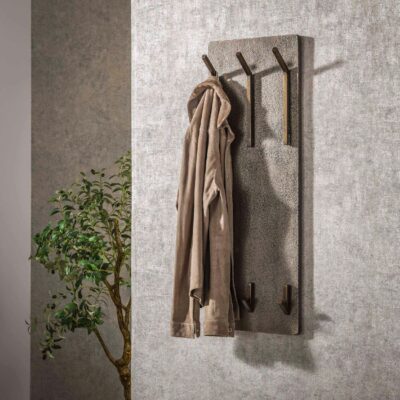 wandkapstok Keni antiek brons afbeelding 3