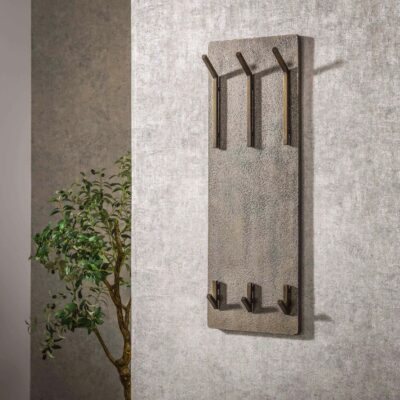 wandkapstok Keni antiek brons afbeelding 4