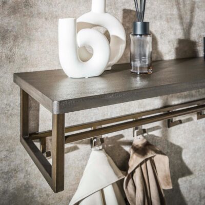 wandkapstok met hoedenplank Keni afbeelding 3