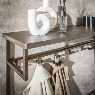 wandkapstok Keni antiek brons afbeelding 4