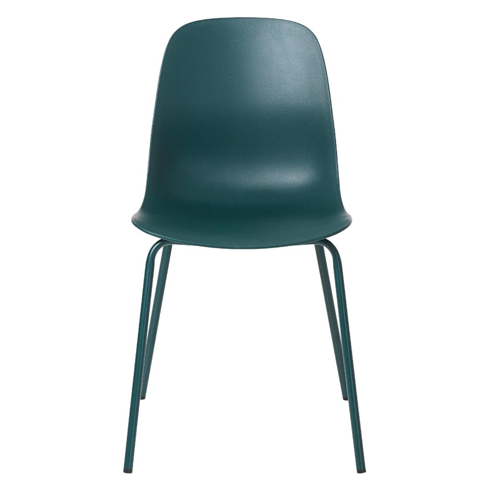 petrol turquoise eetkamerstoelen Zoey set van 4 afbeelding 3