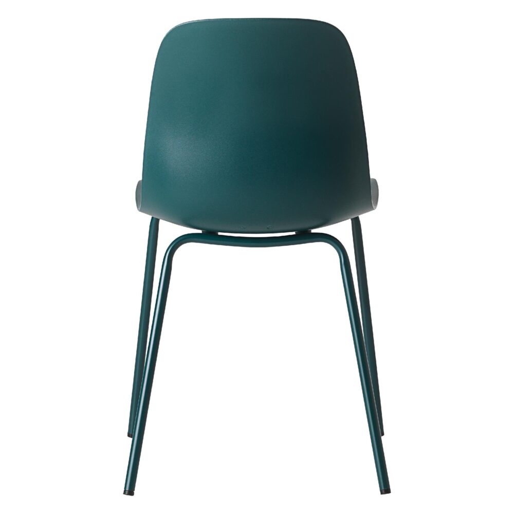 petrol turquoise eetkamerstoelen Zoey set van 4 afbeelding 5