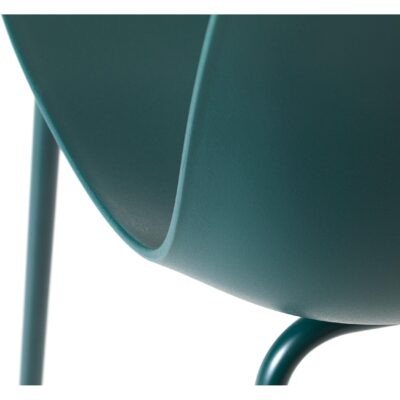 petrol turquoise eetkamerstoelen Zoey set van 4 afbeelding 7