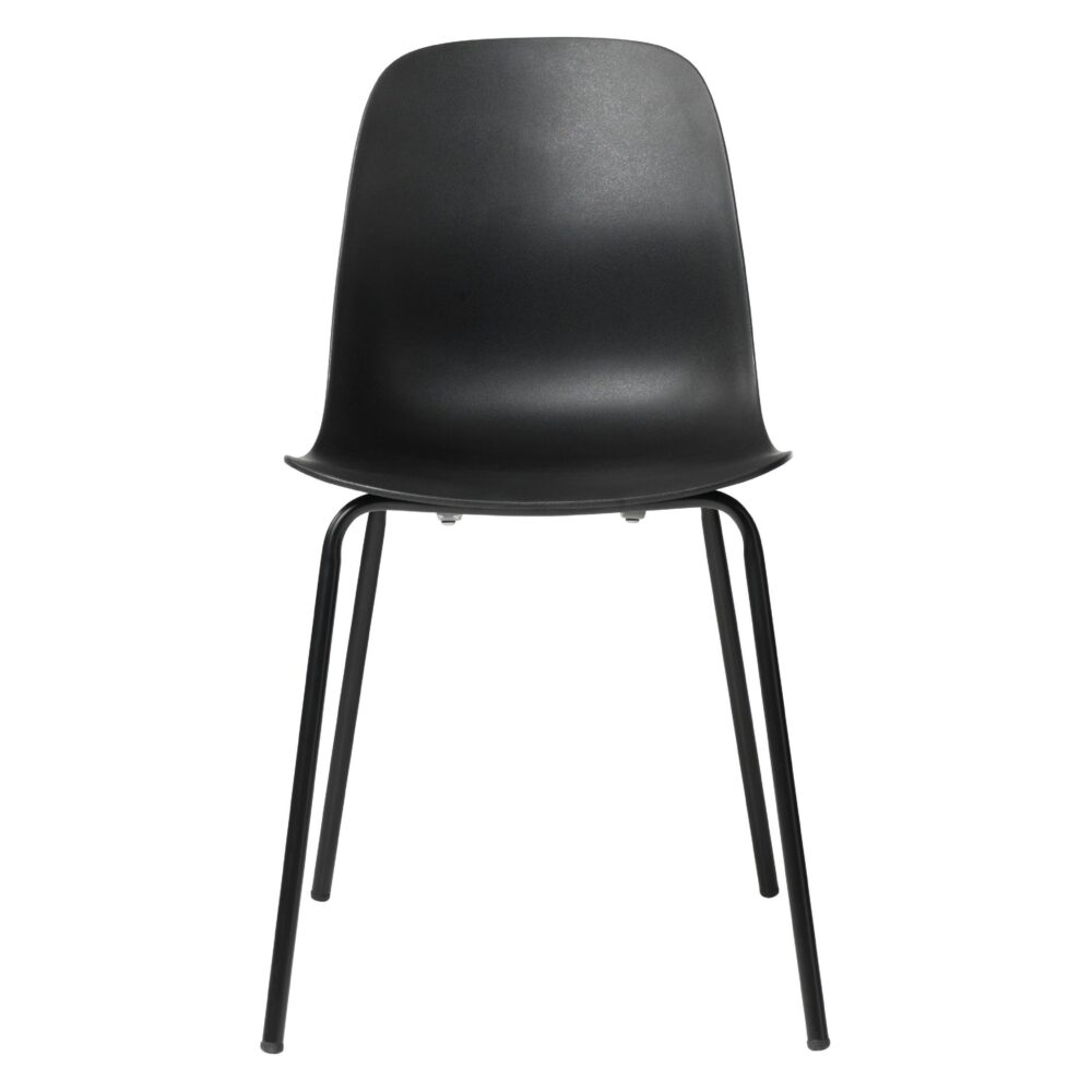 zwarte metalen eetkamerstoelen set Zoey afbeelding 3