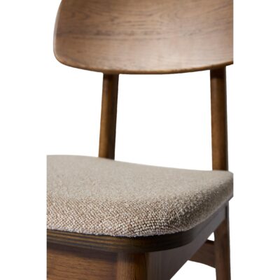 houten eetkamerstoelen Ava donker eiken zand afbeelding 5