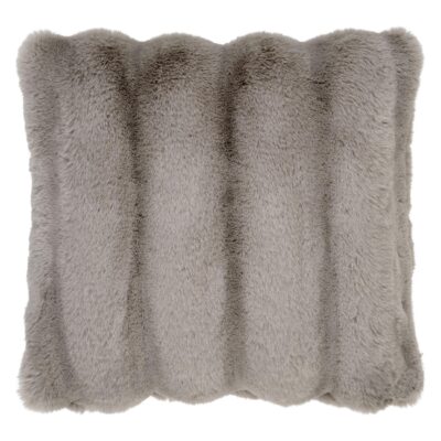 beige imitatiebont sierkussen 45x45 afbeelding 1