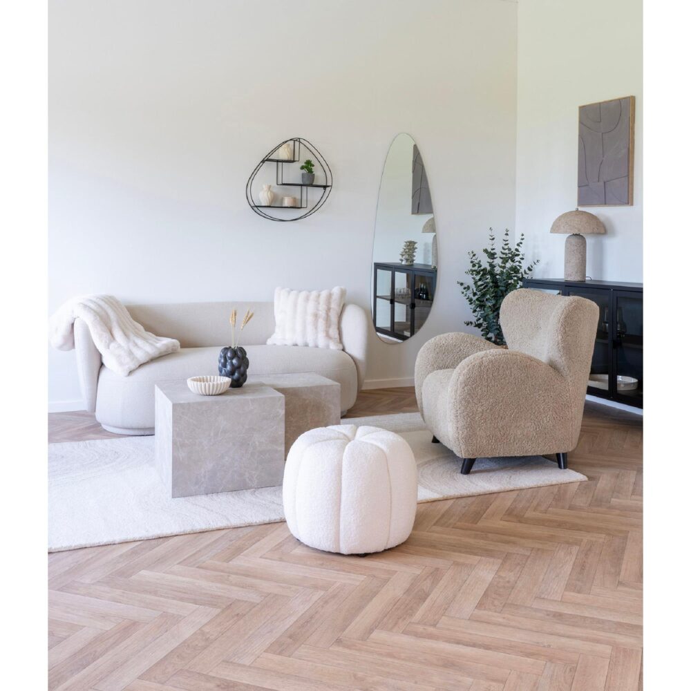 wit imitatiebont sierkussen 45x45 afbeelding 5