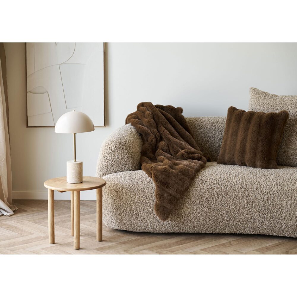 bruin imitatiebont sierkussen 45x45 afbeelding 3