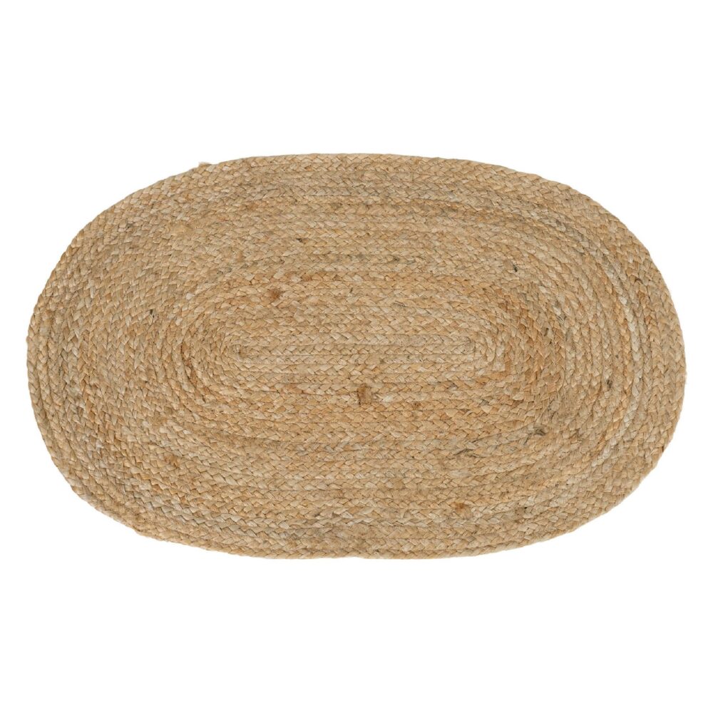 ovale jute deurmat Auren 50x80 cm afbeelding 1