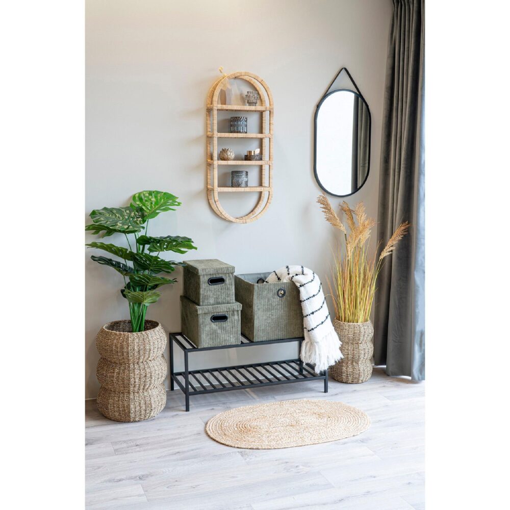 ovale jute deurmat Auren 50x80 cm afbeelding 3